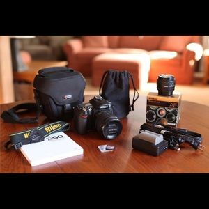 Nikon D90 camera set, includes two lenses and all accessories!